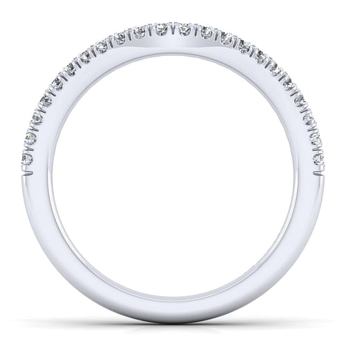 14K White Gold Matching Wedding Band