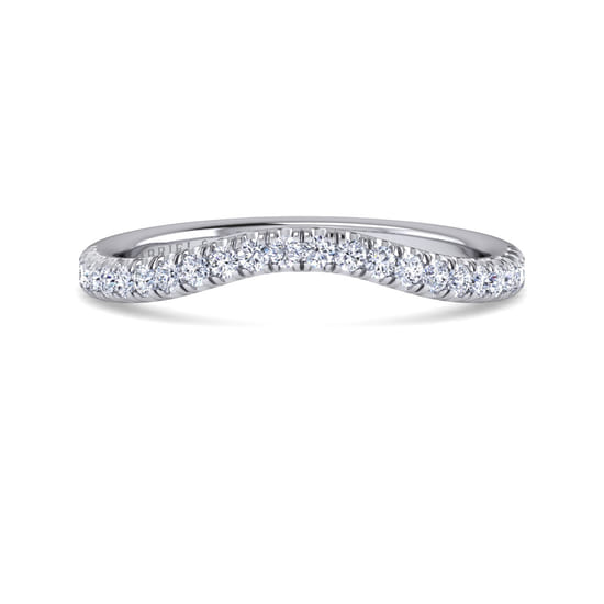 Gabriel - 14K White Gold Matching Wedding Band