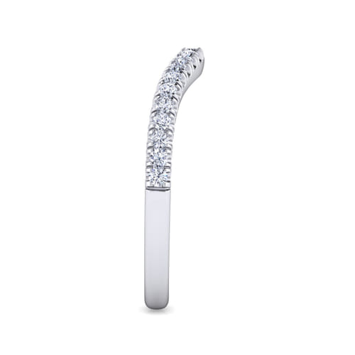 14K White Gold Matching Wedding Band