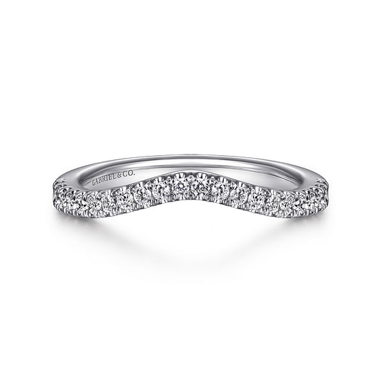 Gabriel - 14K White Gold Matching Wedding Band