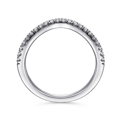 14K White Gold Matching Wedding Band