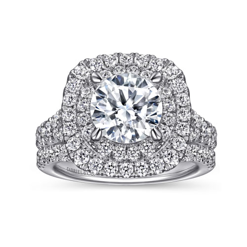 14K White Gold Matching Wedding Band