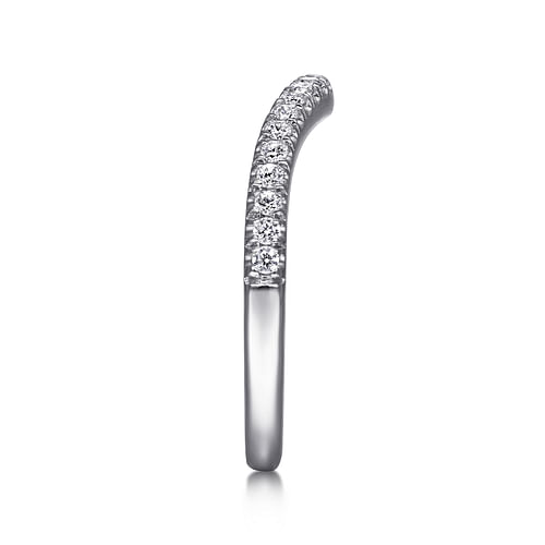 14K White Gold Matching Wedding Band