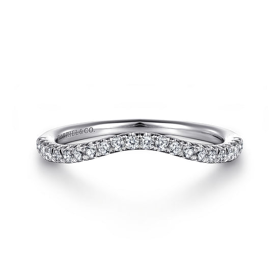 Gabriel - 14K White Gold Matching Wedding Band