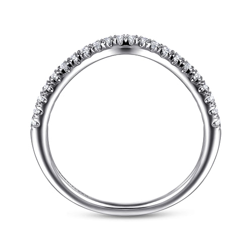 14K White Gold Matching Wedding Band