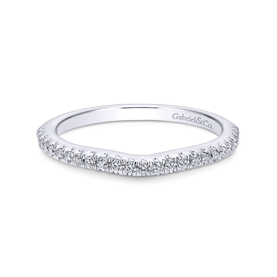 Gabriel - 14K White Gold Matching Wedding Band
