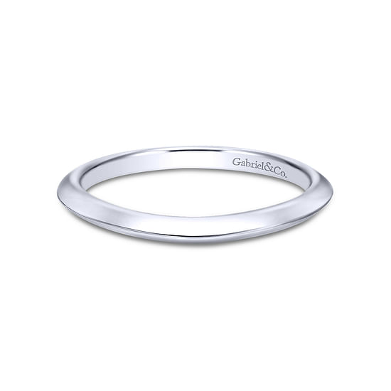 Gabriel - 14K White Gold Matching Wedding Band