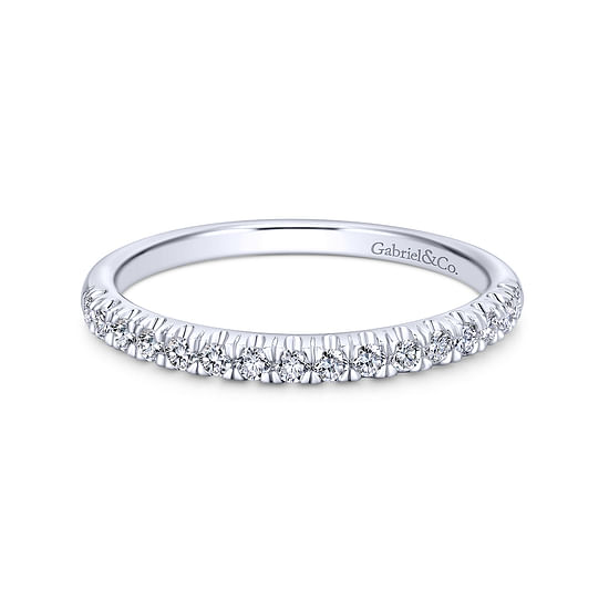 Gabriel - 14K White Gold Matching Wedding Band