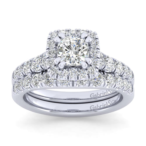 14K White Gold Matching Wedding Band 14K White Gold Matching Wedding Band