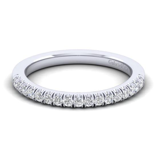 Gabriel - 14K White Gold Matching Wedding Band