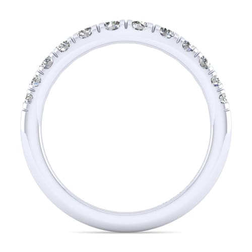 14K White Gold Matching Wedding Band