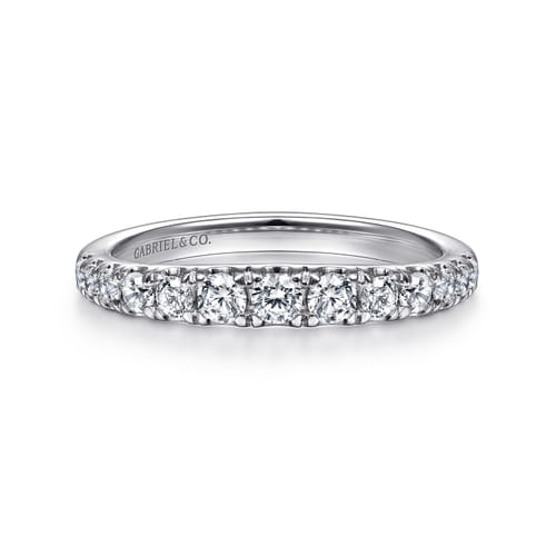 14K White Gold Matching Wedding Band
