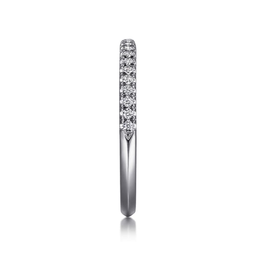 14K White Gold Matching Wedding Band