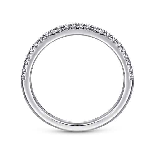 14K White Gold Matching Wedding Band