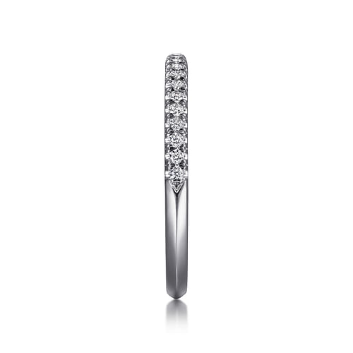 14K White Gold Matching Wedding Band
