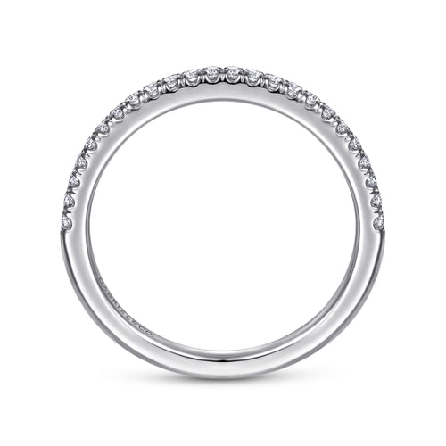 14K White Gold Matching Wedding Band