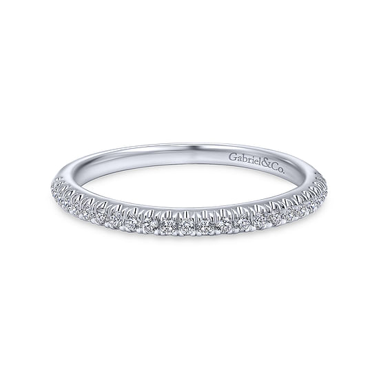 Gabriel - 14K White Gold Matching Wedding Band