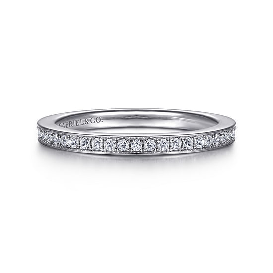 Gabriel - 14K White Gold Matching Wedding Band