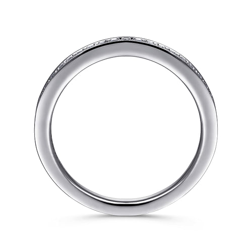 14K White Gold Matching Wedding Band