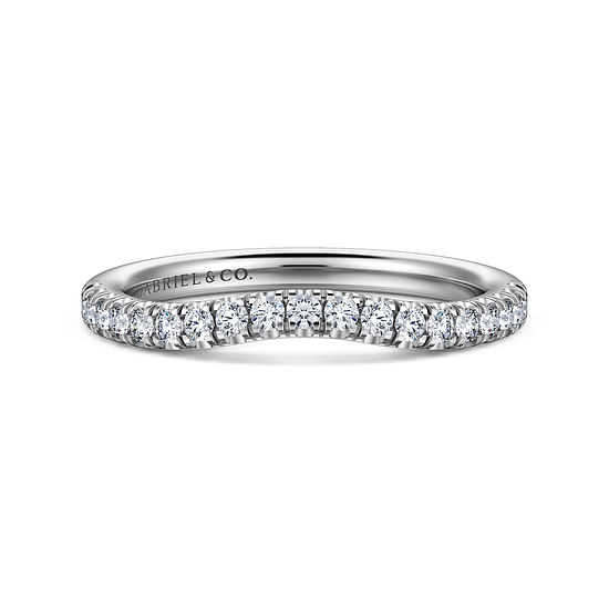 Gabriel - 14K White Gold Matching Wedding Band