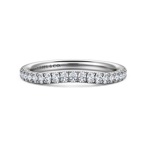 14K White Gold Matching Wedding Band