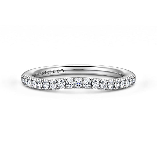 Gabriel - 14K White Gold Matching Wedding Band