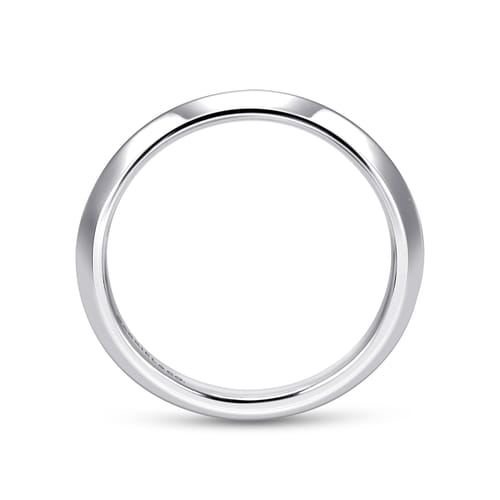 14K White Gold Matching Wedding Band
