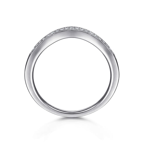 14K White Gold Matching Wedding Band