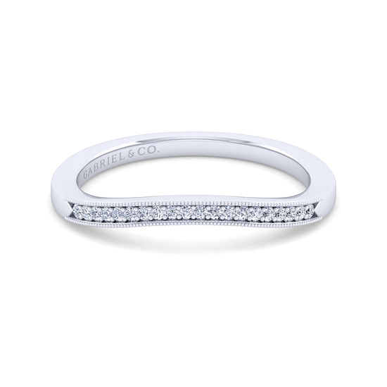 Gabriel - 14K White Gold Matching Wedding Band