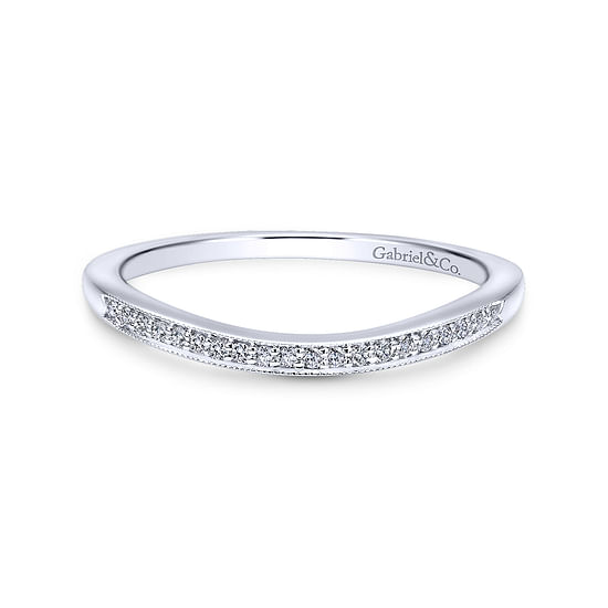 Gabriel - 14K White Gold Matching Wedding Band