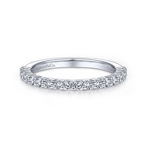 14K White Gold Matching Wedding Band