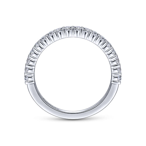 14K White Gold Matching Wedding Band