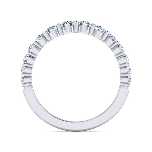 14K White Gold Matching Wedding Band