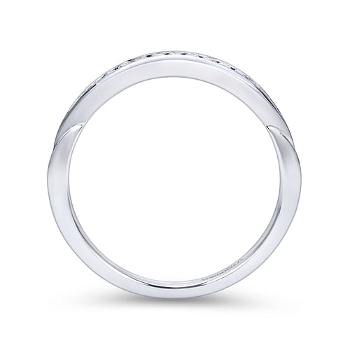 14K White Gold Matching Wedding Band