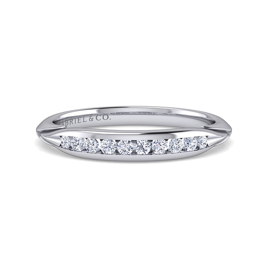Gabriel - 14K White Gold Matching Wedding Band