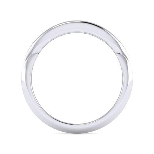 14K White Gold Matching Wedding Band