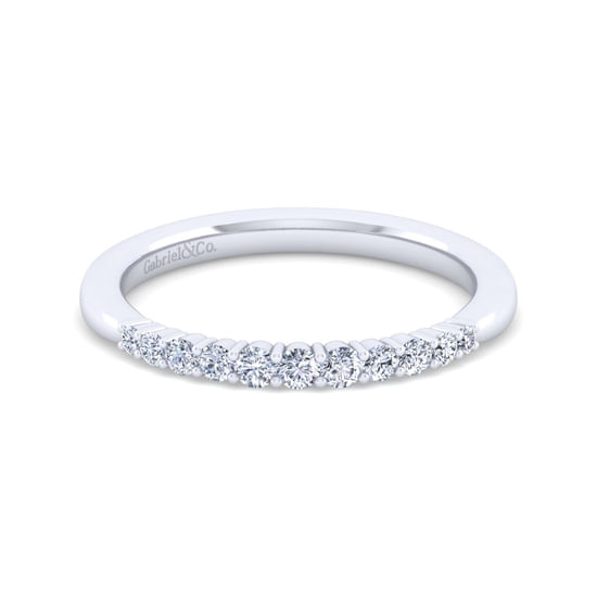 Gabriel - 14K White Gold Matching Wedding Band