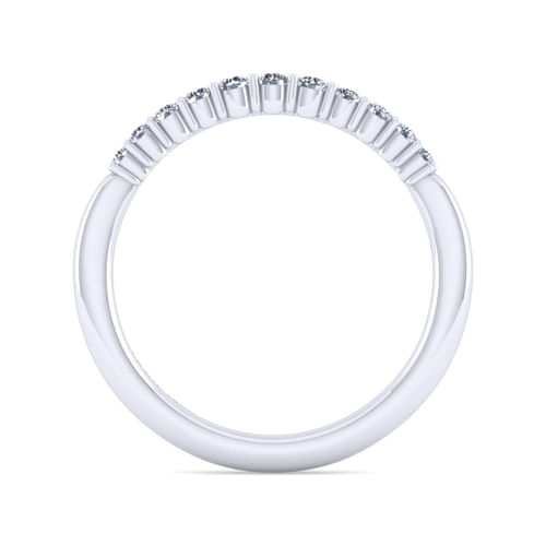 14K White Gold Matching Wedding Band