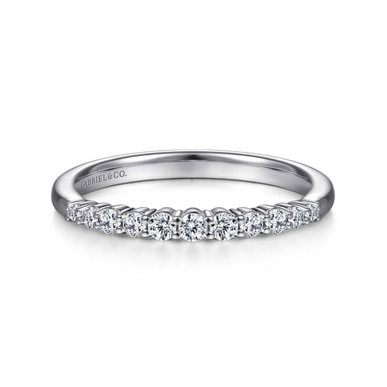 Gabriel - 14K White Gold Matching Wedding Band