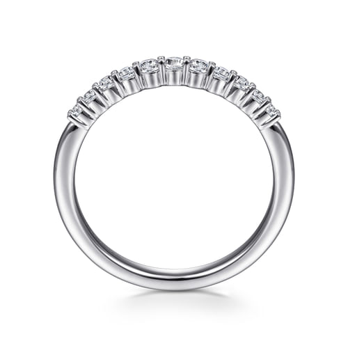 14K White Gold Matching Wedding Band