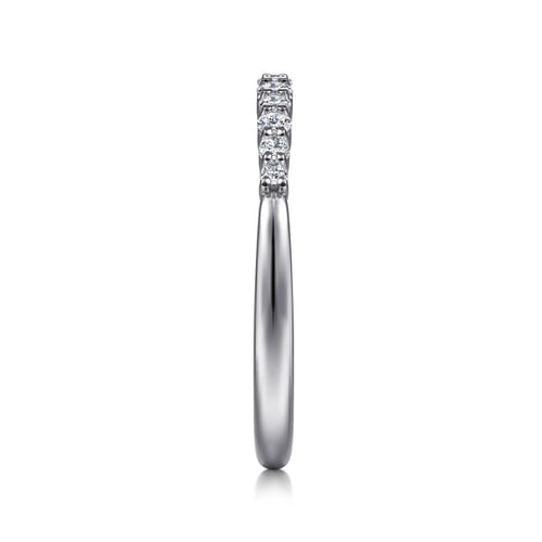 14K White Gold Matching Wedding Band