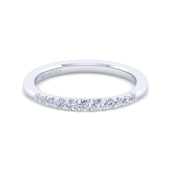 Gabriel - 14K White Gold Matching Wedding Band