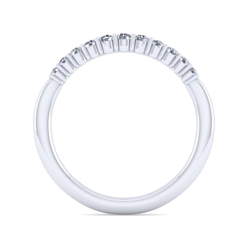 14K White Gold Matching Wedding Band