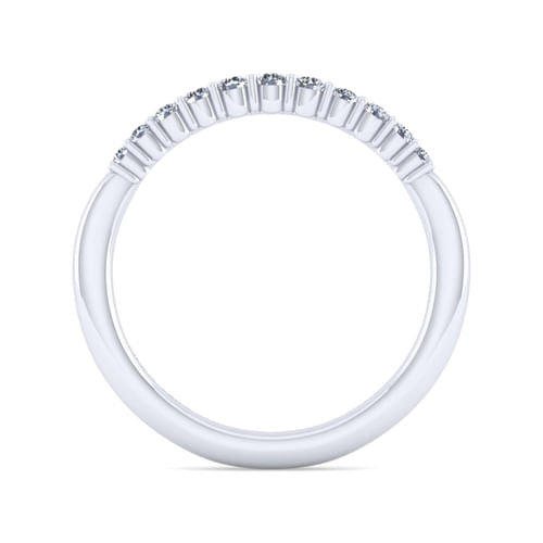 14K White Gold Matching Wedding Band