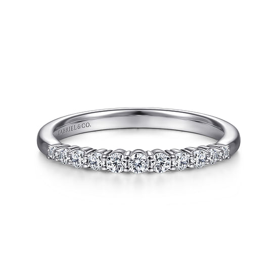 Gabriel - 14K White Gold Matching Wedding Band