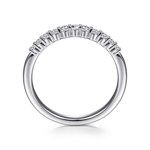 14K White Gold Matching Wedding Band