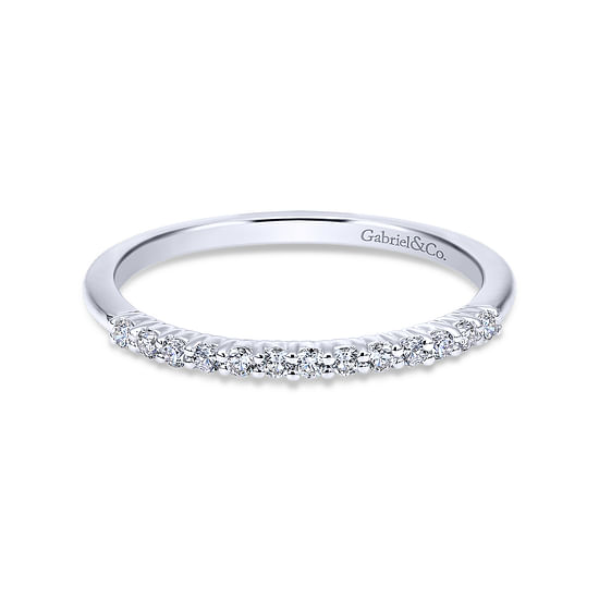 Gabriel - 14K White Gold Matching Wedding Band