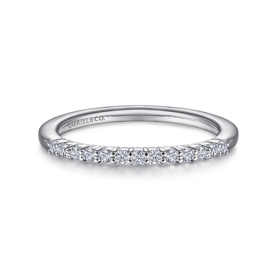 Gabriel - 14K White Gold Matching Wedding Band
