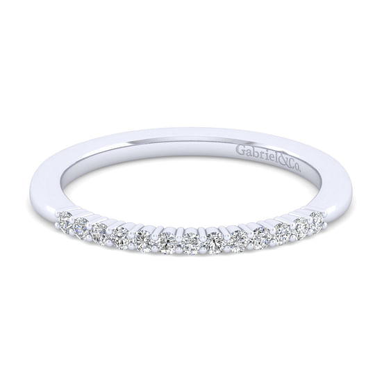 Gabriel - 14K White Gold Matching Wedding Band