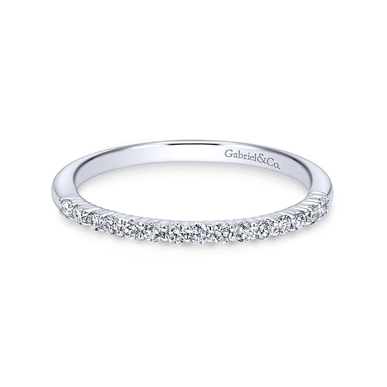 Gabriel - 14K White Gold Matching Wedding Band